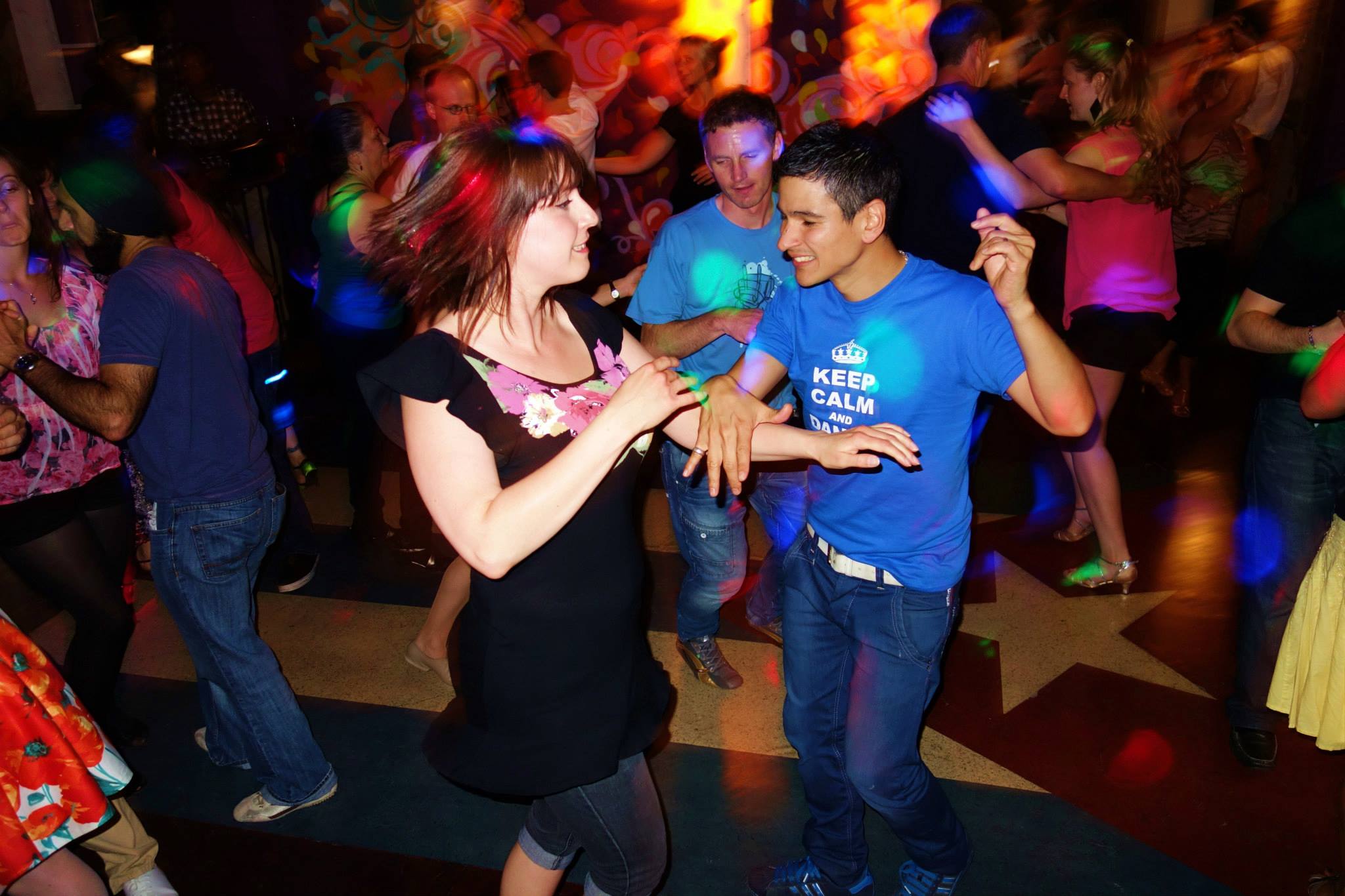 Salsa dancing parties 