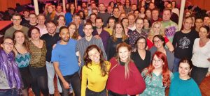 A group of new students for Salsa classes Bristol Wednesday